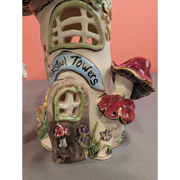 Blue Sky Clayworks Heather Goldminc Toadstool Towers Figurine 10" - Picture 7 of 9